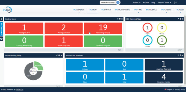 TruTime Dashboard